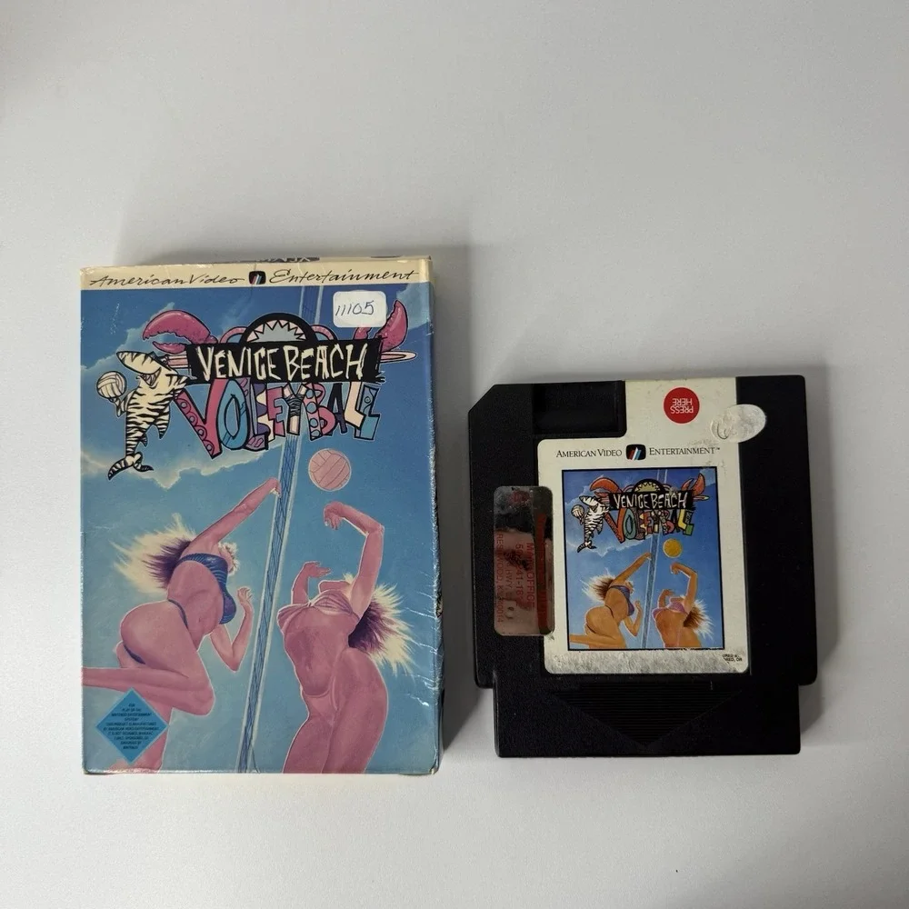 Nintendo NES Game Venice Beach Volleyball - Game and Box Only - No Manual